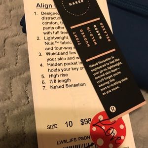 lululemon athletica Pants - Lululemon align pant Poseidon size 10 leggings lululemon athletica Pants - Lululemon align pant Poseidon size 10 leggings
